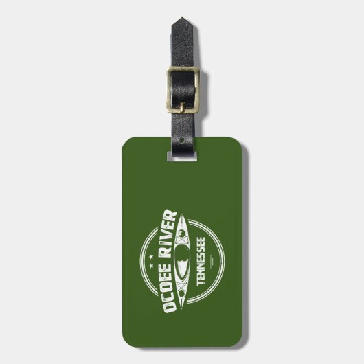 テネシー州オコエ川 ラゲッジタグ (正面縦)