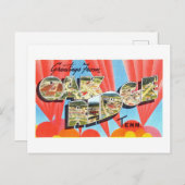 テネシー州オークリッジからのヴィンテージの挨拶 ポストカード (正面/裏面)