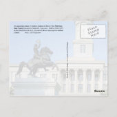 テネシー州キャピトルインナッシュビル ポストカード (裏面)