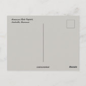 テネシー州キャピトルナッシュビルテネシー ポストカード (裏面)