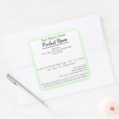 テネシー州コテージ食品事業ベーキングラベル スクエアシール (封筒)