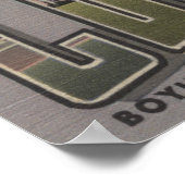 テネシー州コロンビア – ラージレターのシーン ポスター (角)