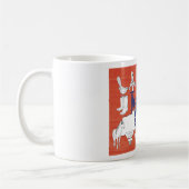 テネシー州シンボルボランティア州画像 コーヒーマグカップ (左)