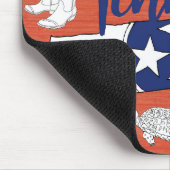 テネシー州シンボルボランティア州画像 マウスパッド (コーナー)