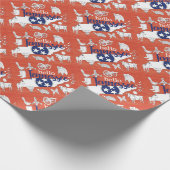 テネシー州シンボルボランティア州画像 ラッピングペーパー (角)