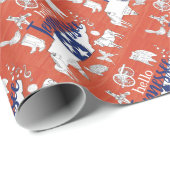 テネシー州シンボルボランティア州画像 ラッピングペーパー (ロールコーナー)