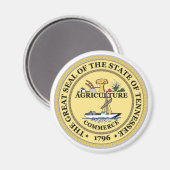 テネシー州シール マグネット (正面/裏面)