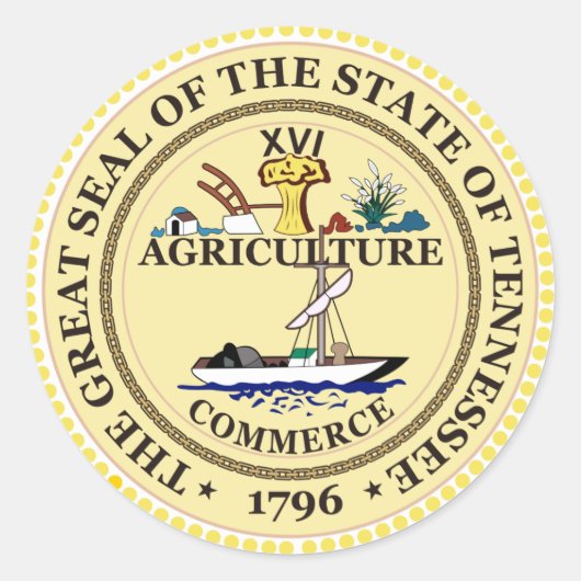 テネシー州シール ラウンドシール (正面)