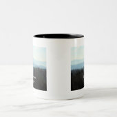 テネシー州スモーク山脈 ツートーンマグカップ (中央)