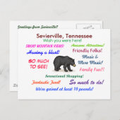 テネシー州セビアビル ポストカード (正面/裏面)