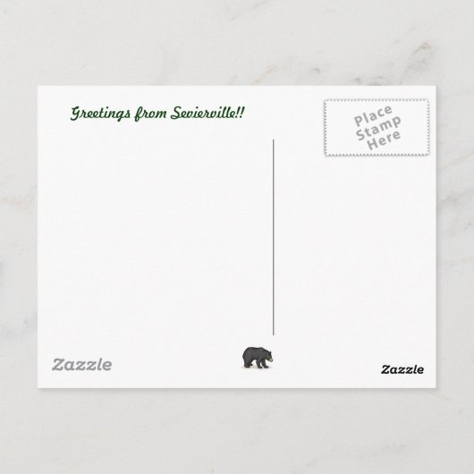 テネシー州セビアビル ポストカード (裏面)