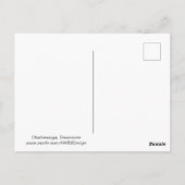 テネシー州チャタヌーガに虹 ポストカード (裏面)