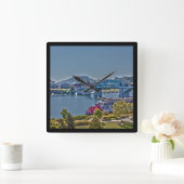 テネシー州チャタヌーガのフォトウォール時計 スクエア壁時計 (ホーム)