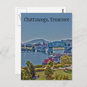 テネシー州チャタヌーガ写真はがき ポストカード (正面/裏面)