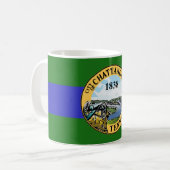 テネシー州チャタヌーガ旗 コーヒーマグカップ (正面左)
