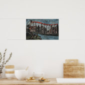 テネシー州チャタヌーガ（川の景色） ポスター (キッチン)