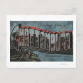 テネシー州チャタヌーガ(川の景色) ポストカード (正面)