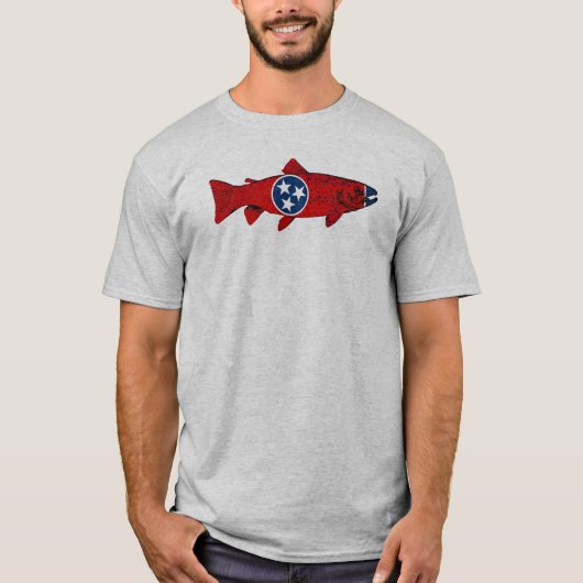 テネシー州トラウトフィッシュ Tシャツ (正面)