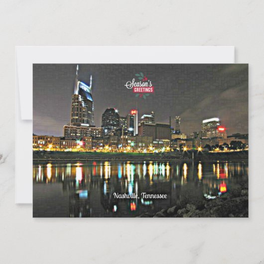 テネシー州ナッシュビルからの季節のご挨拶 シーズンカード (正面)