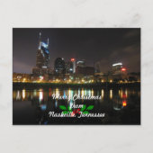 テネシー州ナッシュビルから聖降誕祭お目出度う シーズンポストカード (正面)