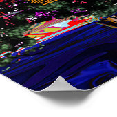 テネシー州ナッシュビルのグラフィティ ポスター (角)