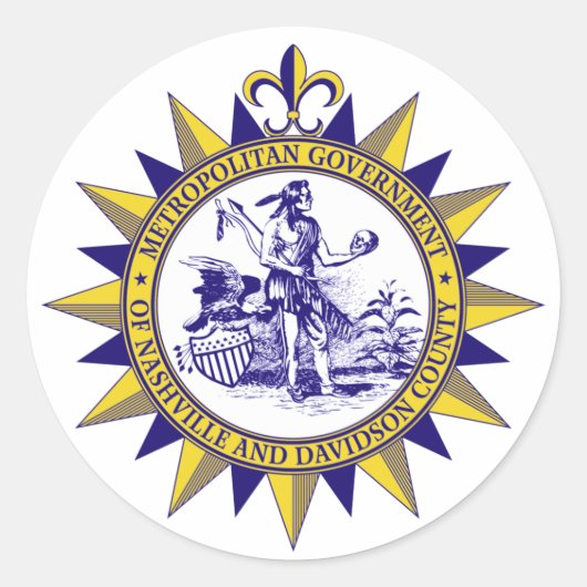 テネシー州ナッシュビルのシール ラウンドシール (正面)