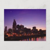 テネシー州ナッシュビルのダウンタウン – はがき (正面)