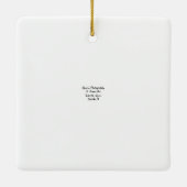 テネシー州ナッシュビルのダウンタウン – セラミックオーナメント (裏面)