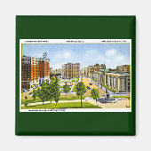 テネシー州ナッシュビルのメモリアルスクエア マグネット (正面)