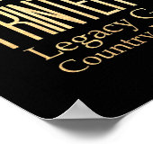 テネシー州ナッシュビルの観光スポットと有名な場所 ポスター (角)