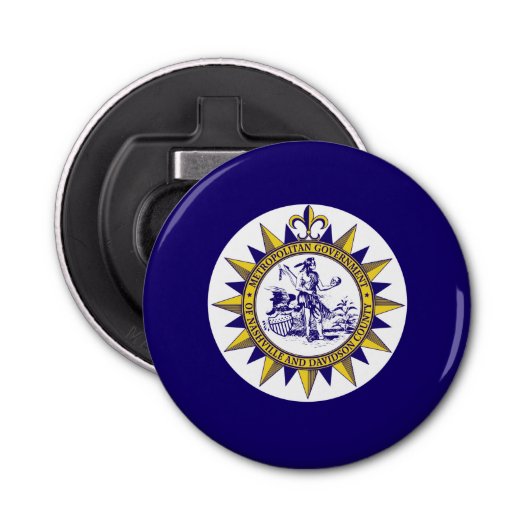 テネシー州ナッシュビル国旗ボトルオープナー 栓抜き (正面)