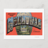 テネシー州ナッシュビル – 大文字場面2 ポストカード (正面)