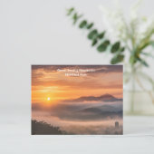 テネシー州ノックスビルから見たスモーク山脈 ポストカード (スタンド正面)