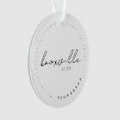 テネシー州ノックスビル旅行統一された州シンプル オーナメント (正面)