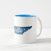 テネシー州ノックスビル ツートーンマグカップ (正面右)