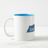 テネシー州ノックスビル ツートーンマグカップ (左)