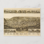 テネシー州ハリマンの空中眺め(1892年) ポストカード (正面)