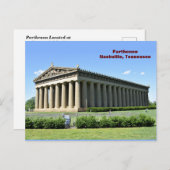 テネシー州パルテノン・ナッシュビルはがき ポストカード (正面/裏面)