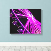 テネシー州ピジョンフォージの島のスカイホイール キャンバスプリント (インサイチュ (ウッドフロア))