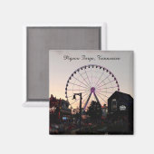 テネシー州ピジョン・フォージ - ザ・アイランド マグネット (正面/裏面)