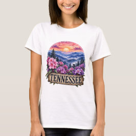 テネシー州フラワーPNGデザイン Tシャツ