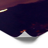 テネシー州フランクリンの満月 ポスター (角)