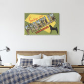 テネシー州フランクリン – Large Letter Scenes キャンバスプリント (インサイチュ (寝室))