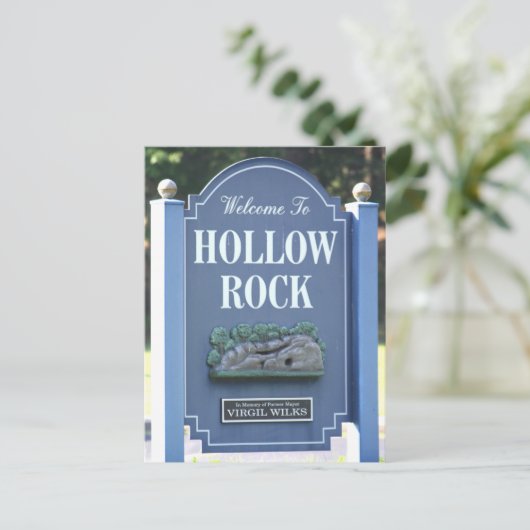 テネシー州ホローロックへようこそ ポストカード (スタンド正面)