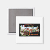 テネシー州メンフィスからの挨拶 マグネット (正面/裏面)