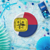 テネシー州メンフィス国旗の紙プレート ペーパープレート (パーティー)