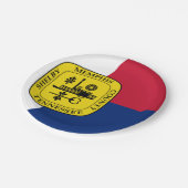 テネシー州メンフィス国旗の紙プレート ペーパープレート (アングル)