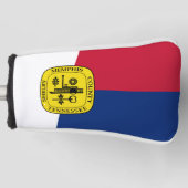 テネシー州メンフィス州旗ゴルフヘッドカバー ゴルフヘッドカバー (正面)