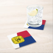 テネシー州メンフィス州旗紙コースター スクエアペーパーコースター (インサイチュ)