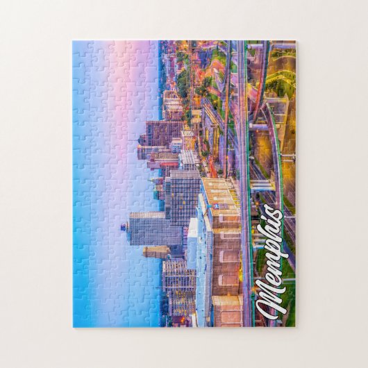 テネシー州メンフィス統一された州 ジグソーパズル (縦)